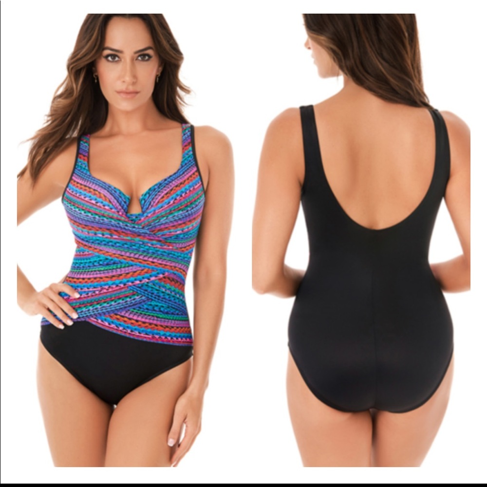 Miraclesuit Carnivale Layered Escape Swimsuit